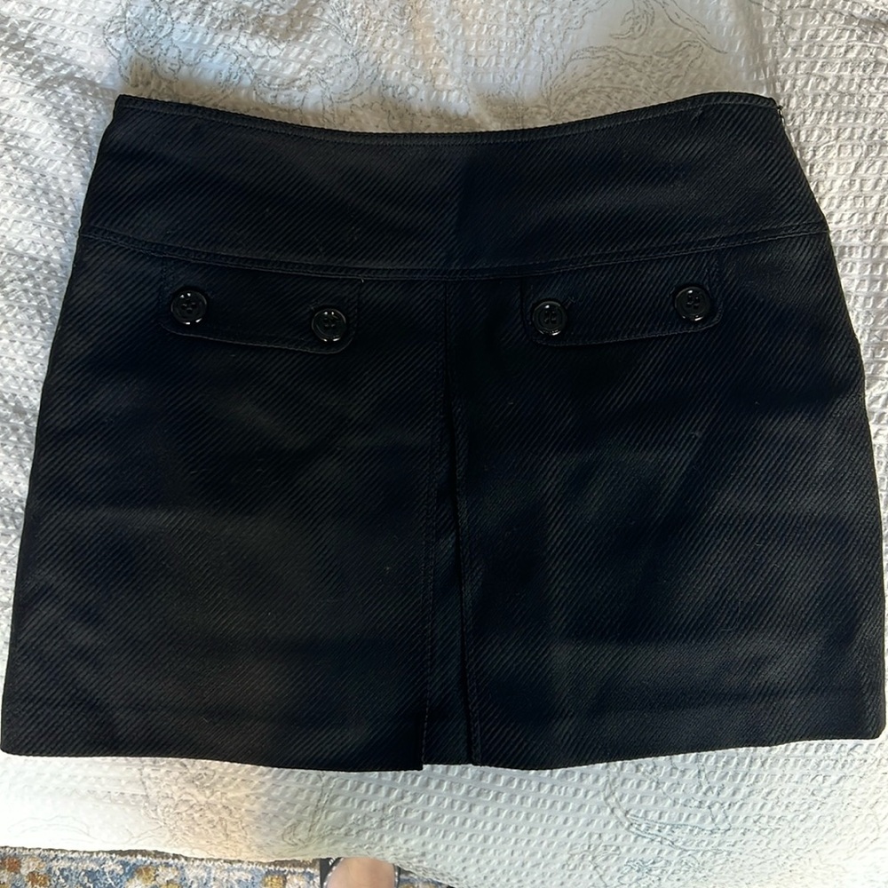 Black Burberry Mini Skirt. Size 8